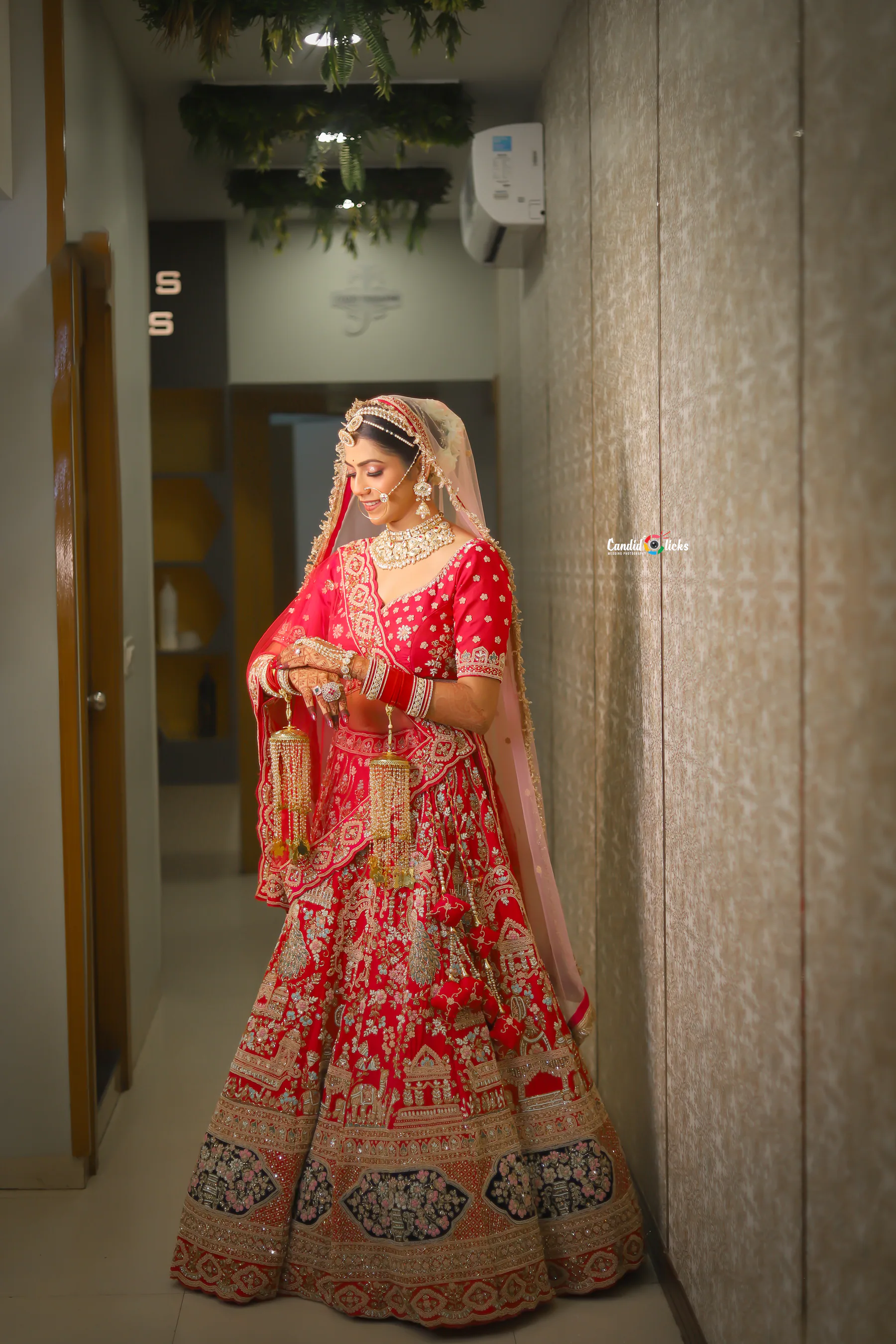 Bridal portrait by Candid Clicks